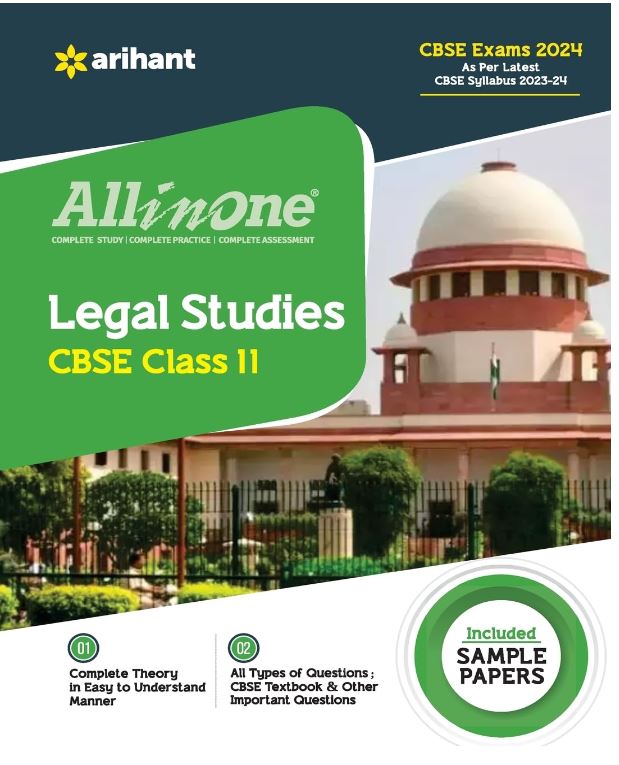 Arihant All In One Class 11th Legal Studies for CBSE Exam 2024